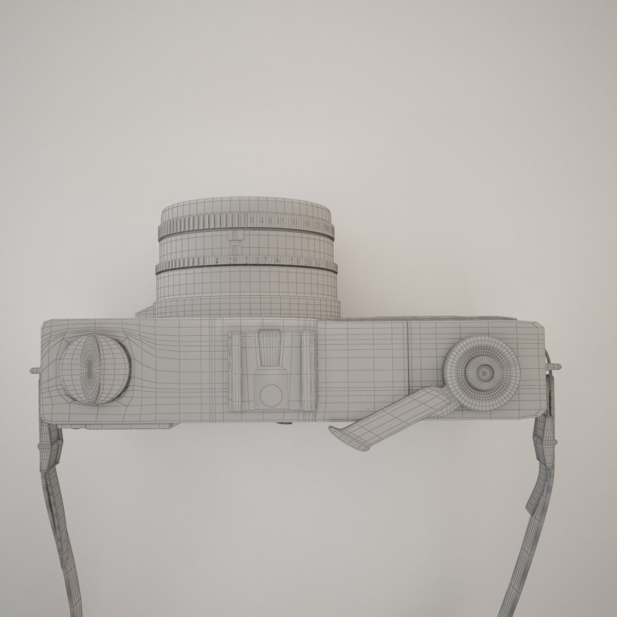 Classic Camera 3D model_4
