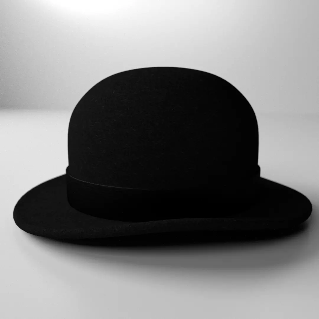 Bowler Hat 3D model_0