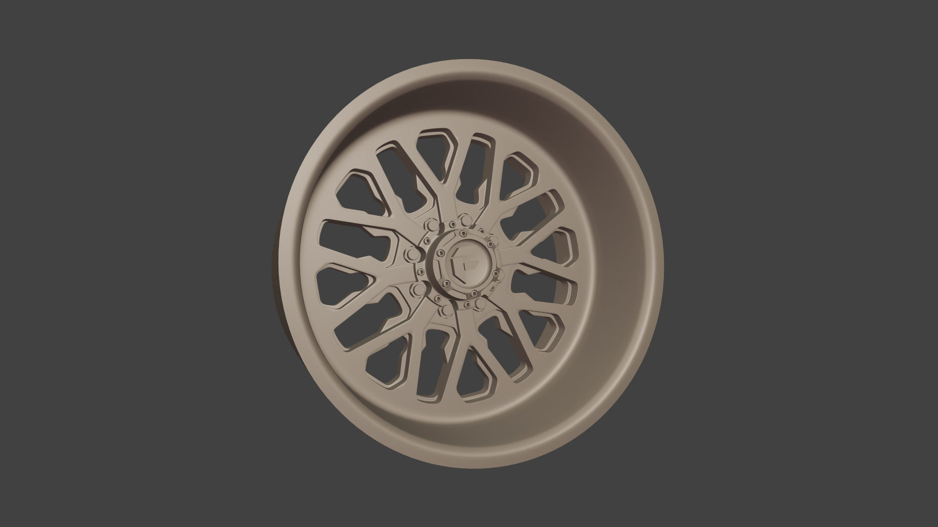 Fuel Forged FF45 wheel 3D print model_1