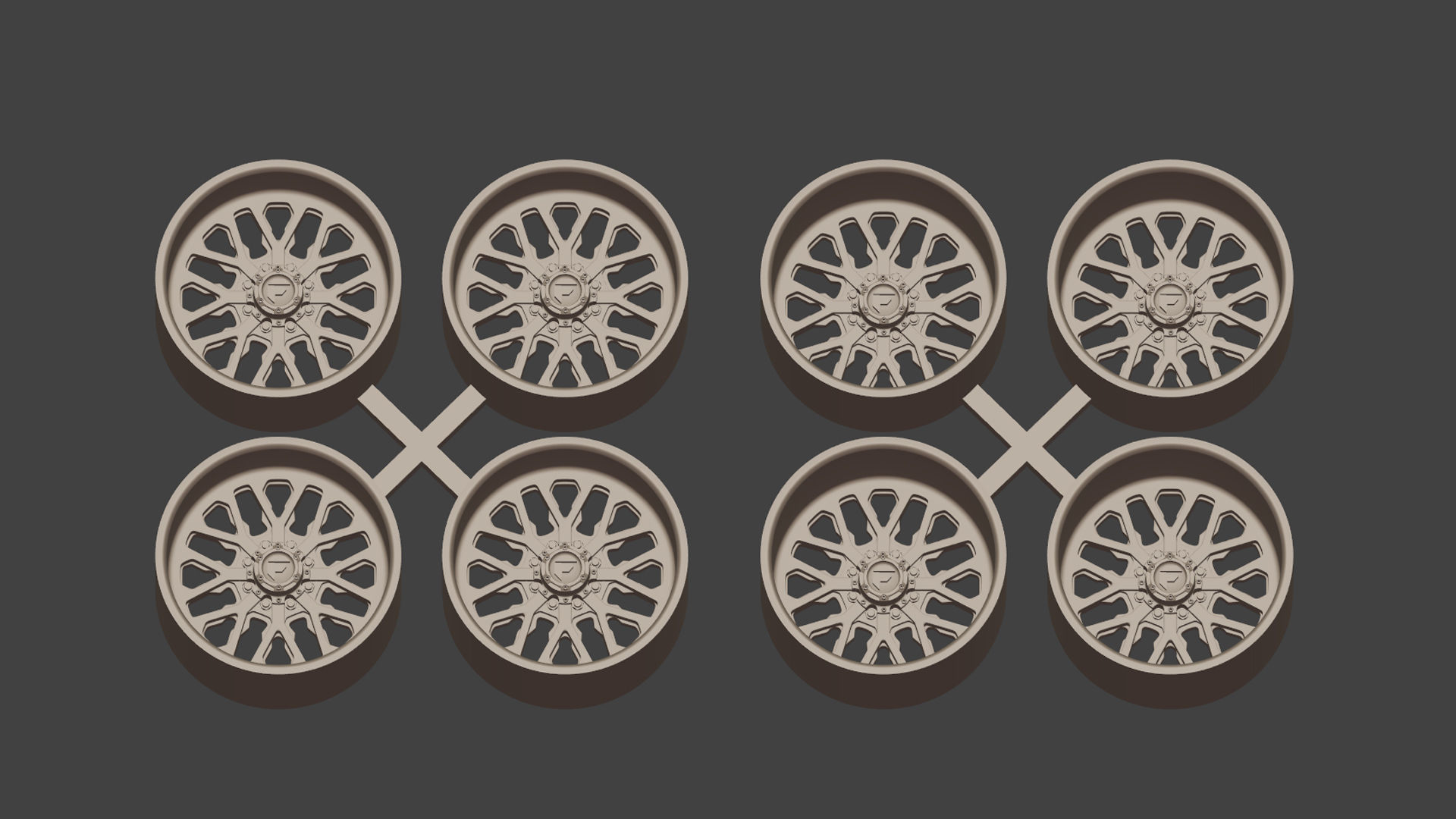Fuel Forged FF45 wheel 3D print model_5