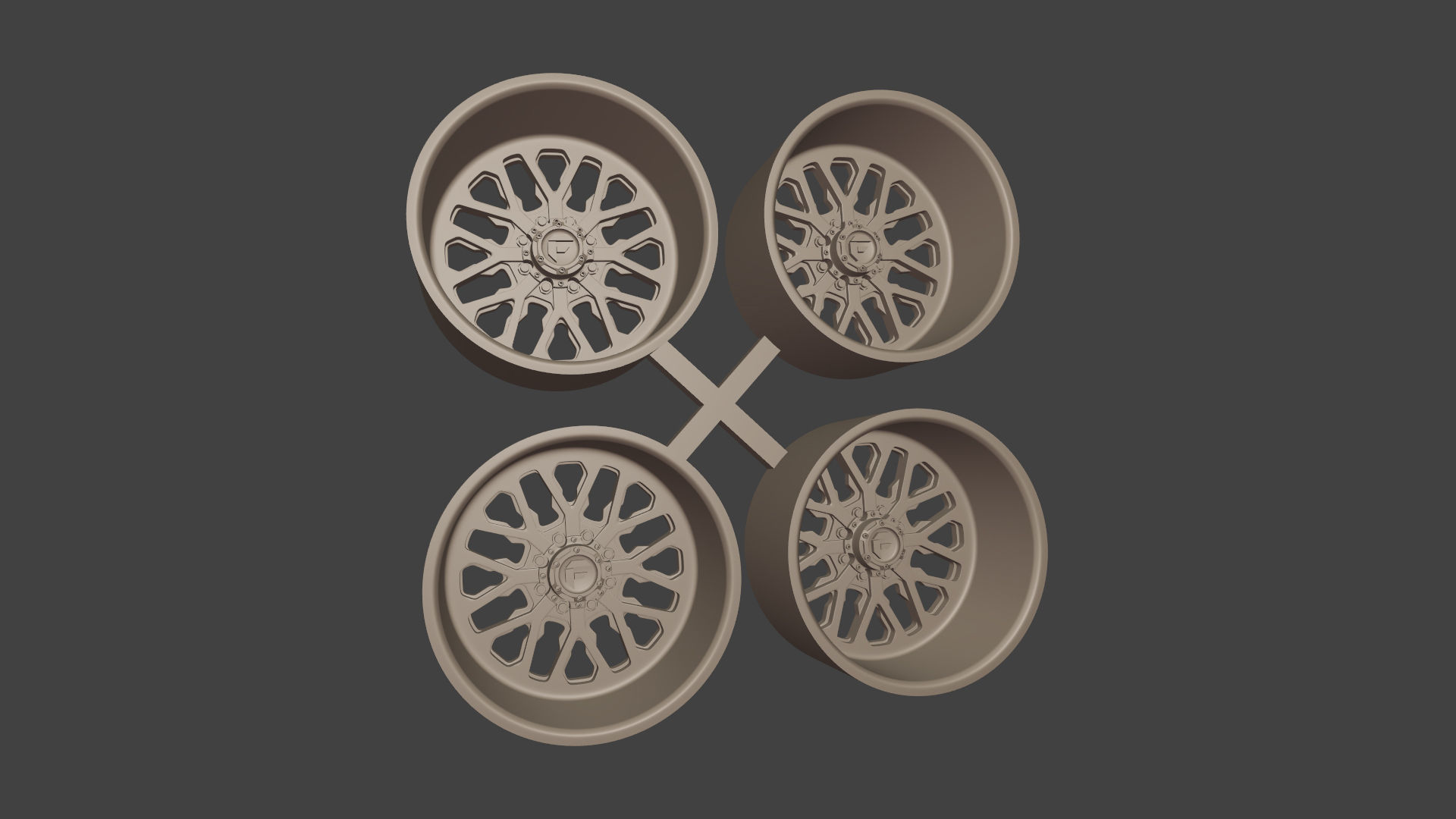 Fuel Forged FF45 wheel 3D print model_4
