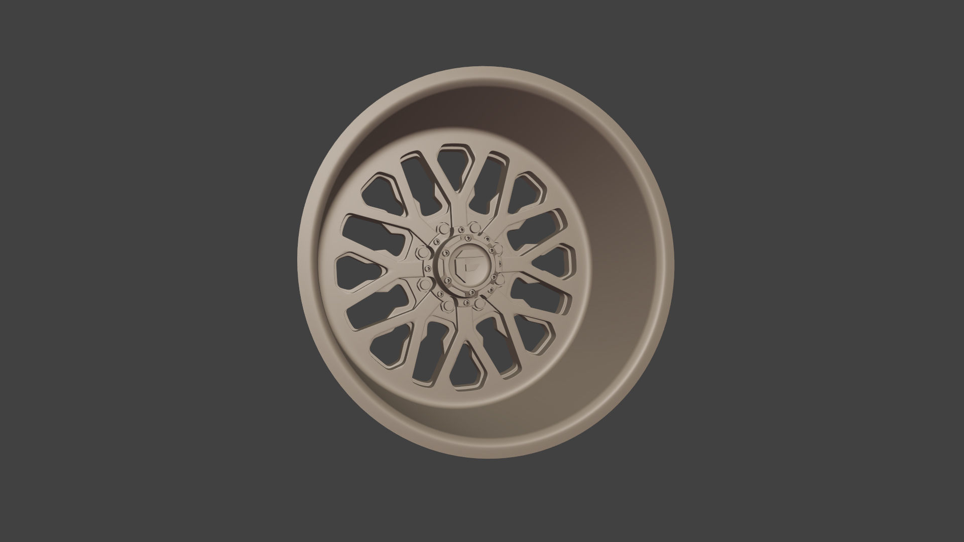 Fuel Forged FF45 wheel 3D print model_2