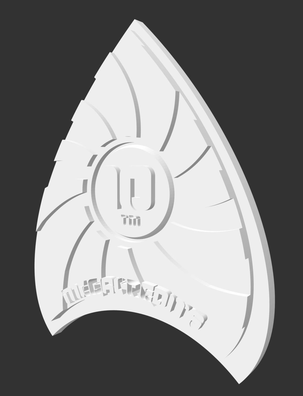 Terraforming Mars 10 Megacredits Coin 3D print model 3D print model_1