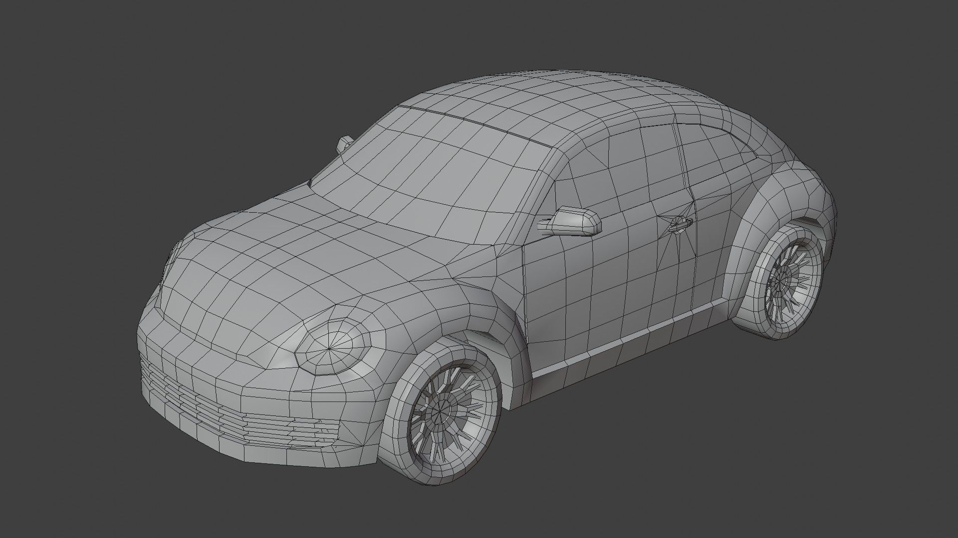 Generic Passenger Car Lowpoly 3D Models Pack Low-poly 3D model_13