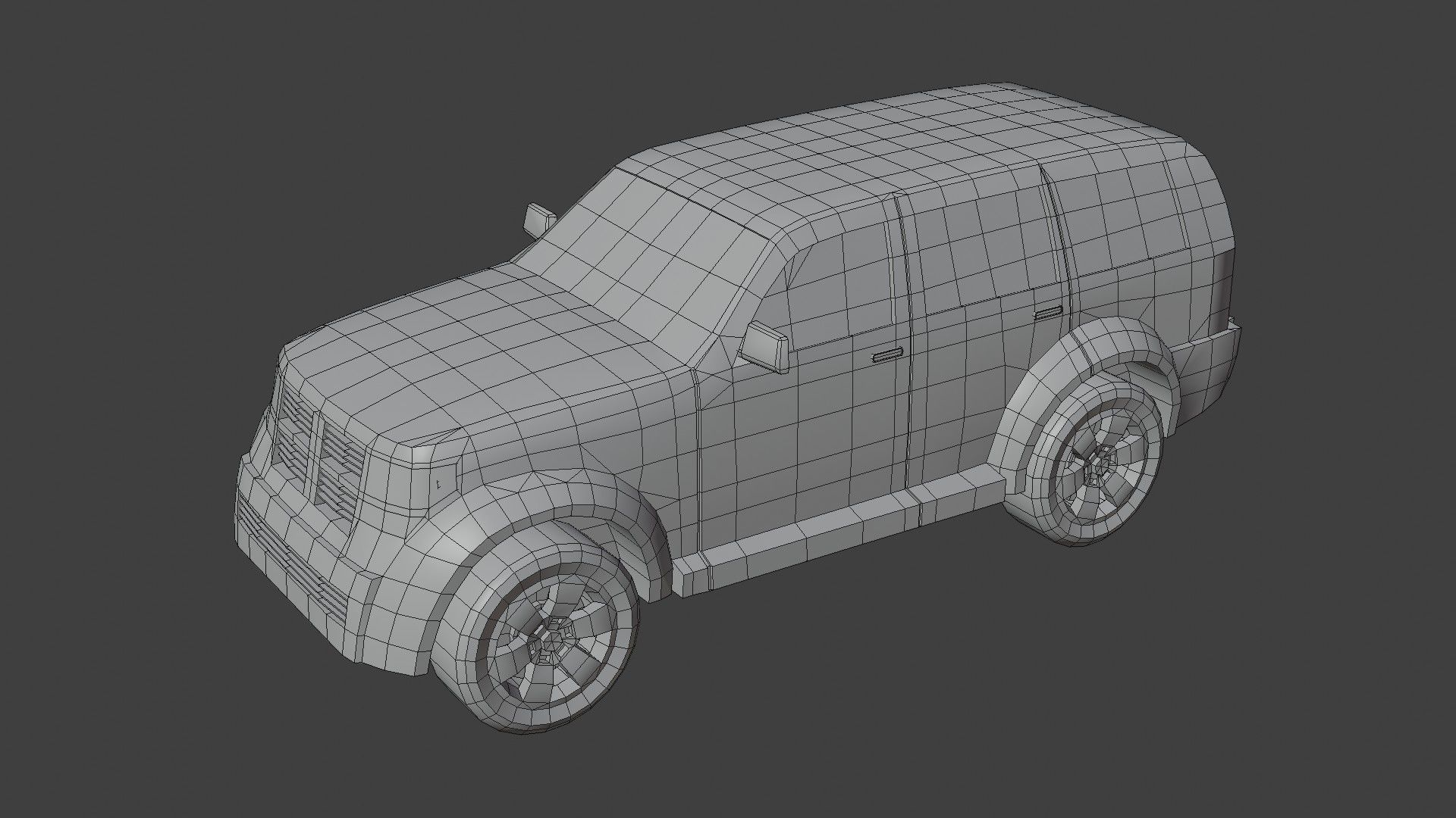 Generic Passenger Car Lowpoly 3D Models Pack Low-poly 3D model_15