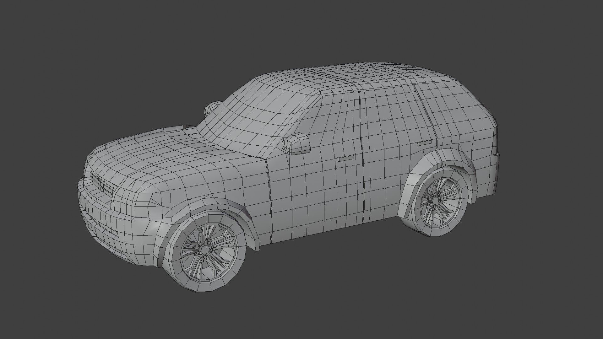 Generic Passenger Car Lowpoly 3D Models Pack Low-poly 3D model_28