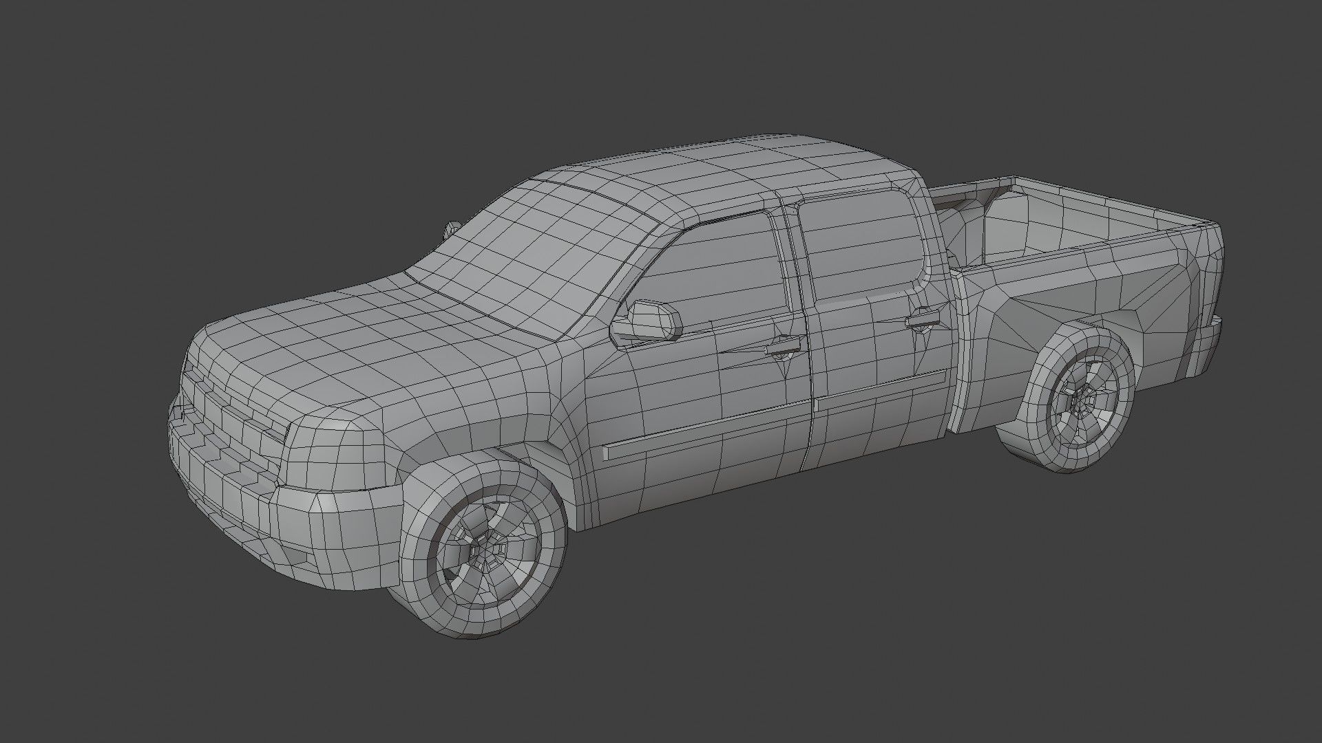 Generic Passenger Car Lowpoly 3D Models Pack Low-poly 3D model_33