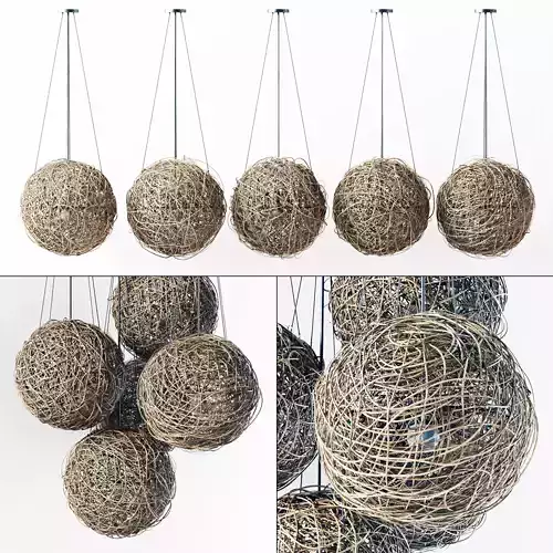Branch decor lamp sphere n1