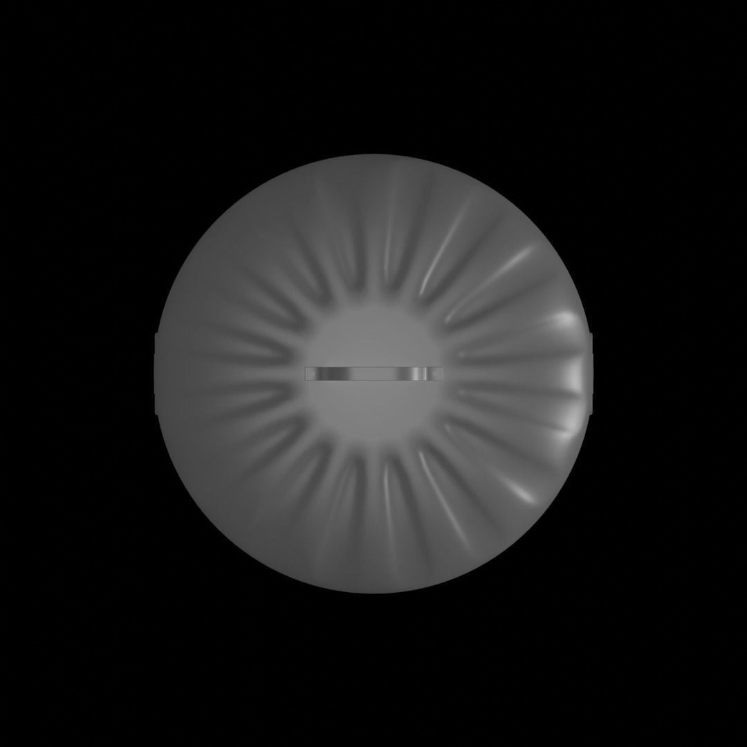 Outdoor Trash Can 3D model_4