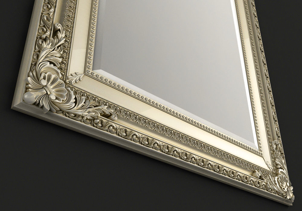 Carved frame  3D model_1