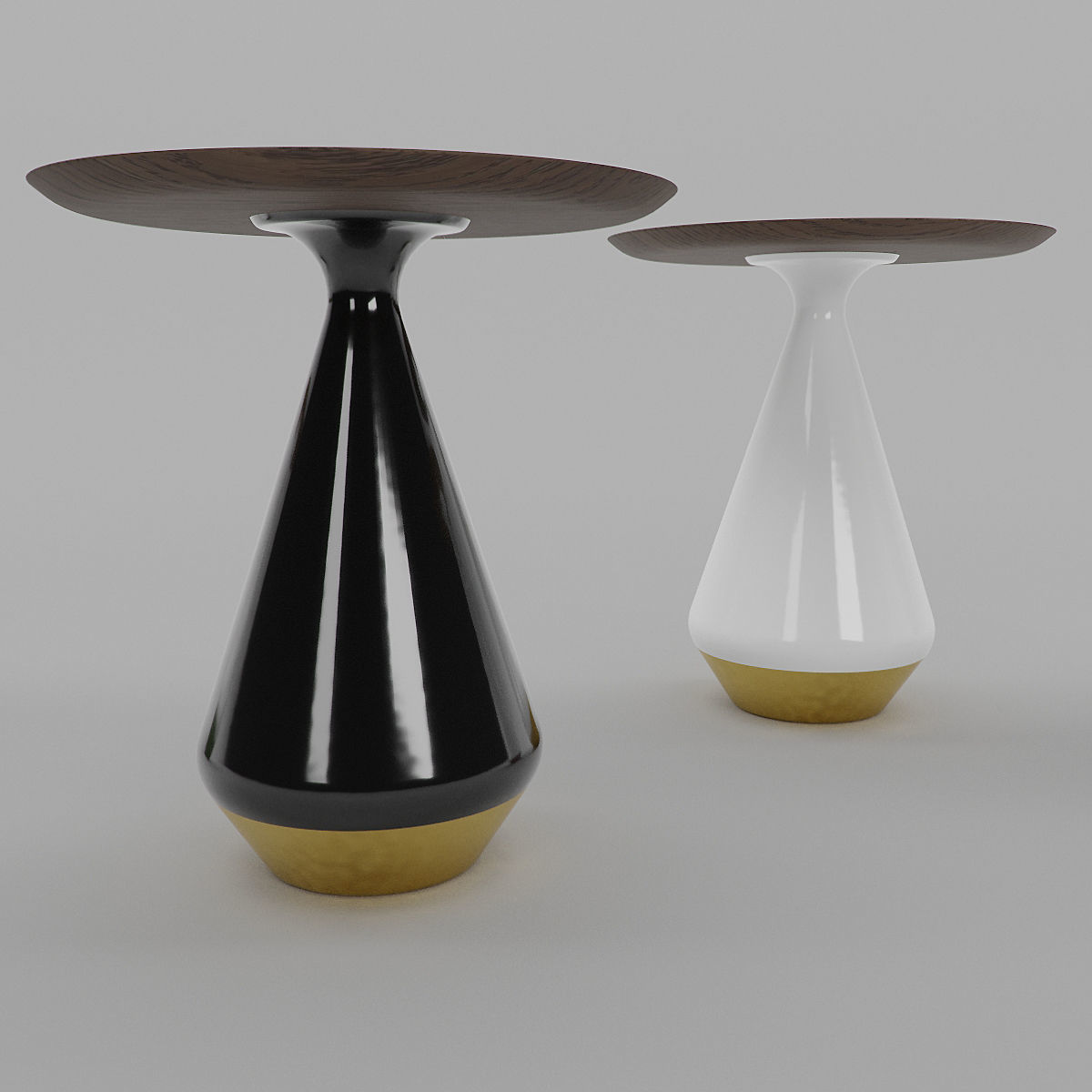 Amira Coffee Table Small 3D model_5