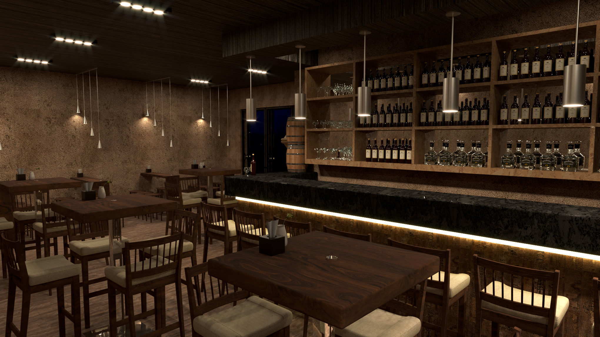 Resort Project On The beach Revit 3D model_10