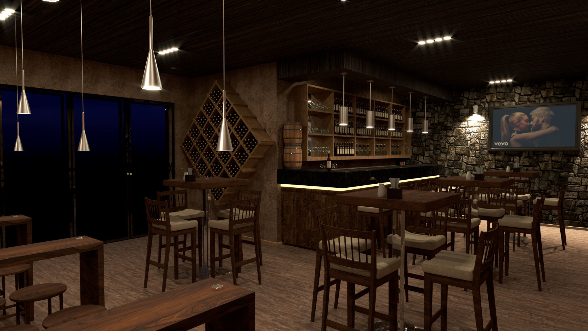 Resort Project On The beach Revit 3D model_9