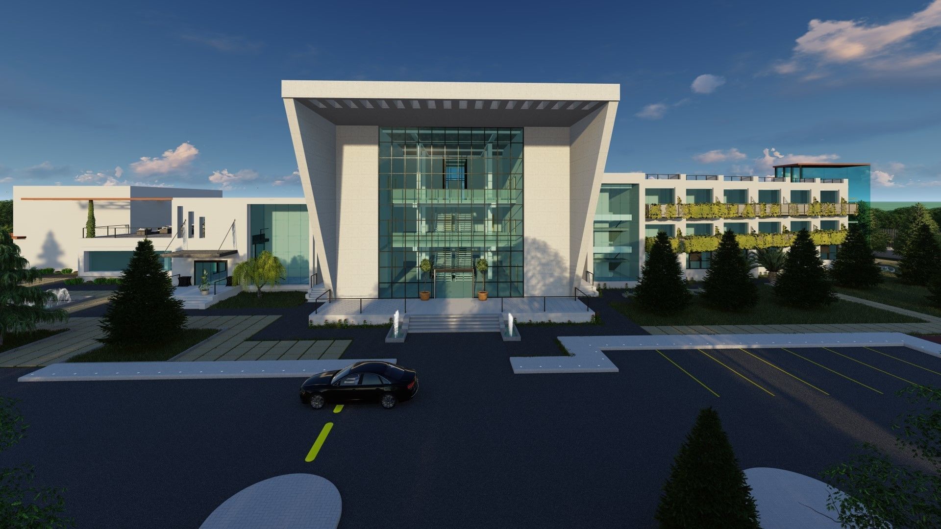 Resort Project On The beach Revit 3D model_4