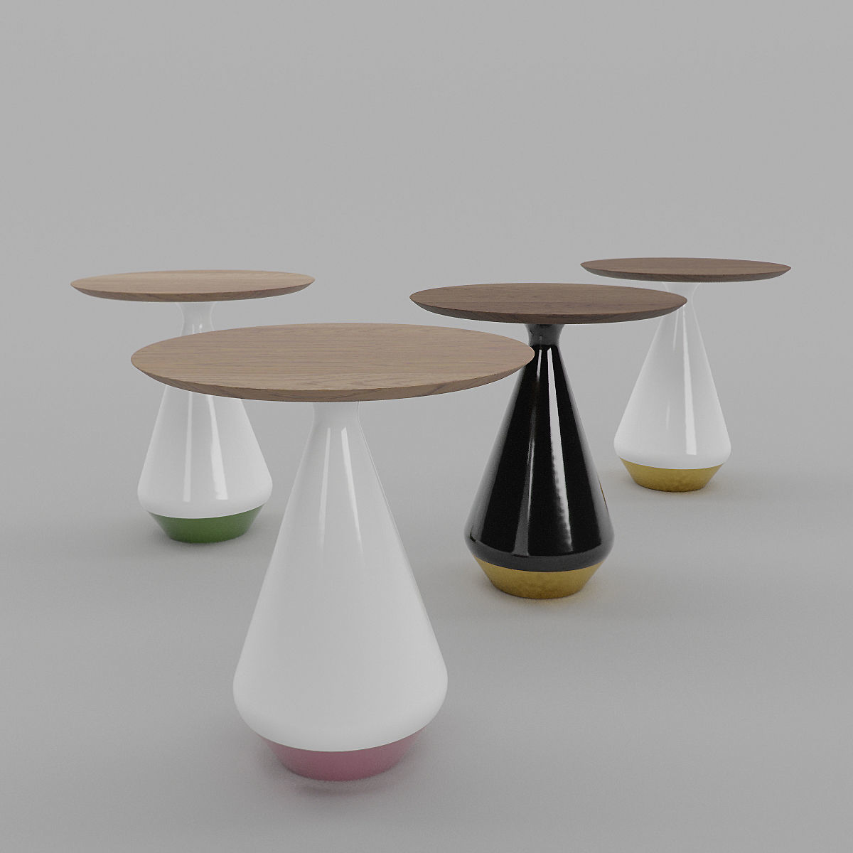 Amira Coffee Tables 3D Model Collection_2