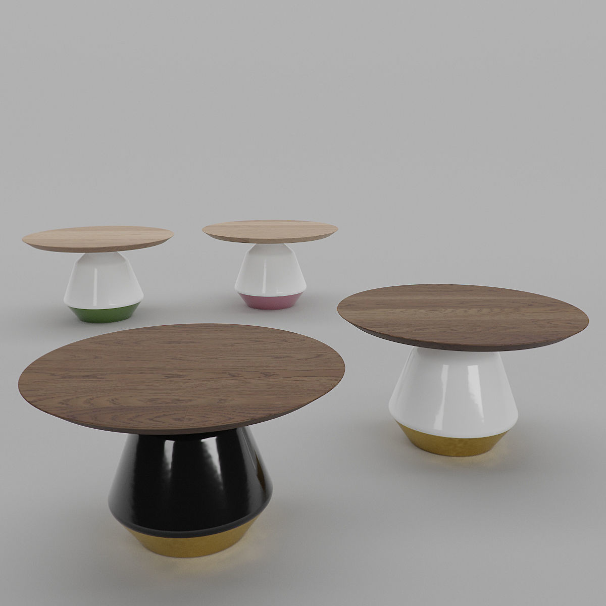 Amira Coffee Tables 3D Model Collection_3