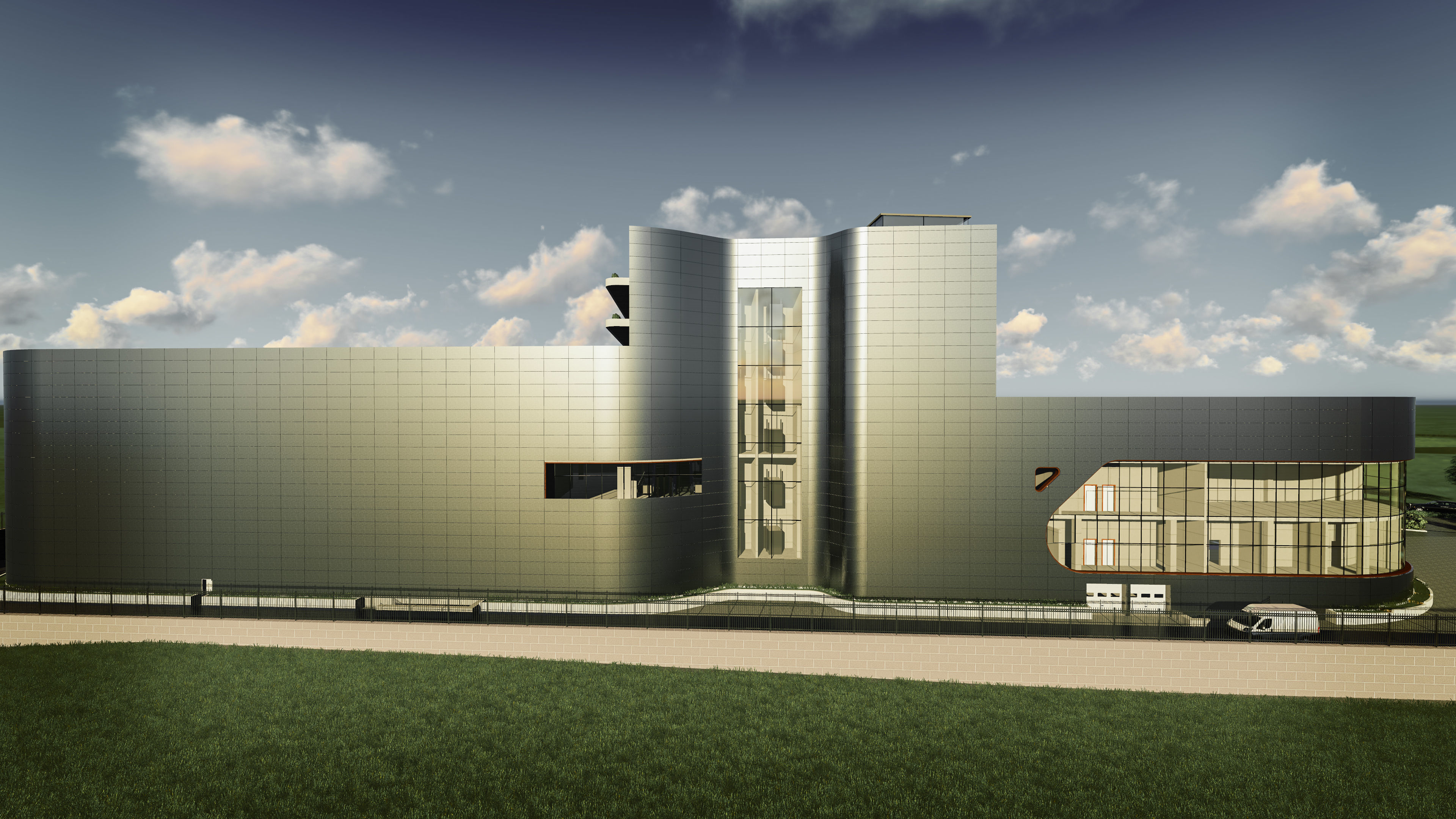 Mall And Business center  3D model_20