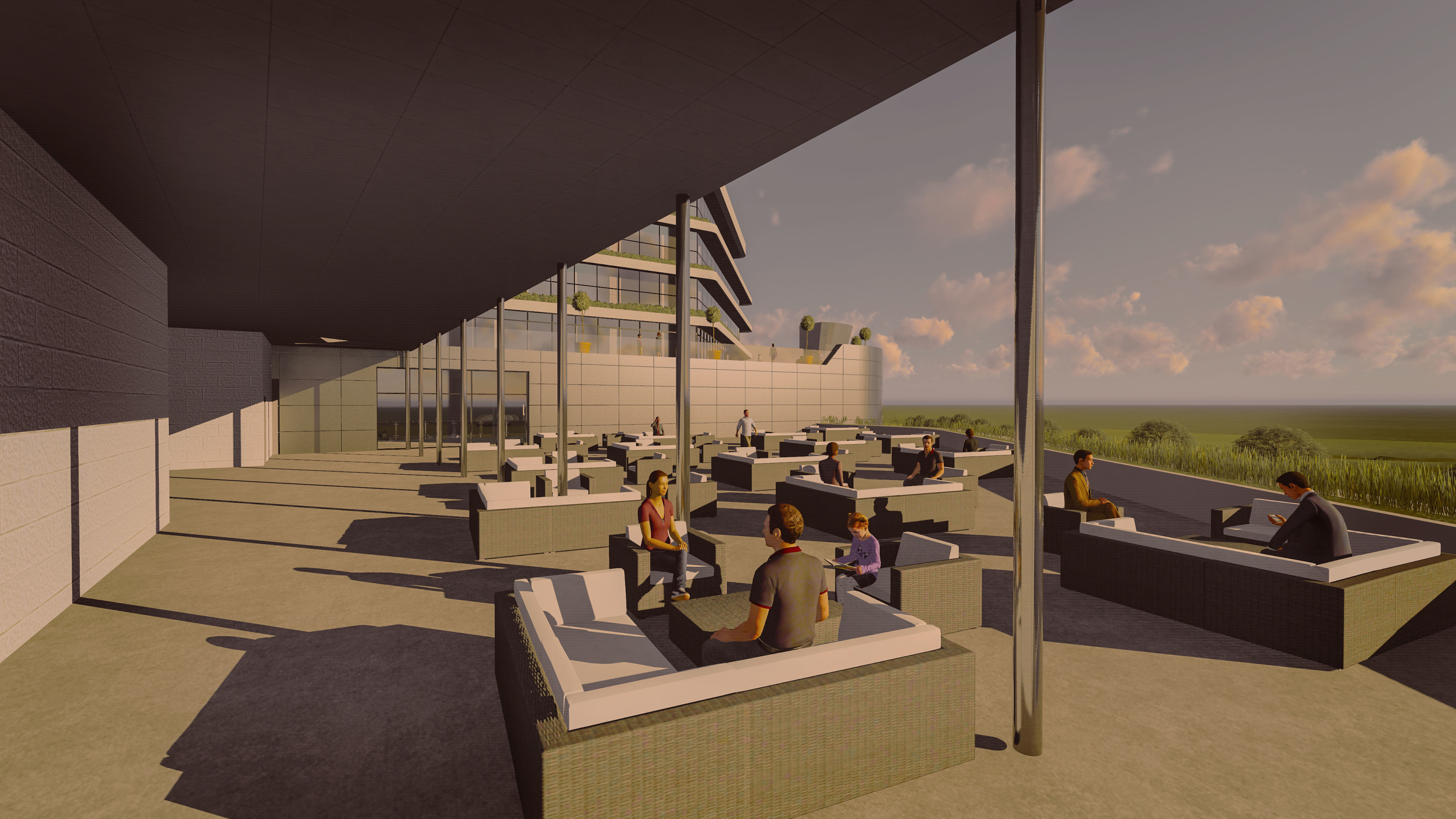 Mall And Business center  3D model_22