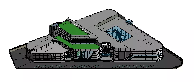 Mall And Business center  3D model_0