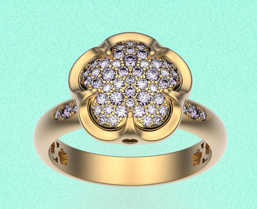 Ring BonTon 3D print model_3