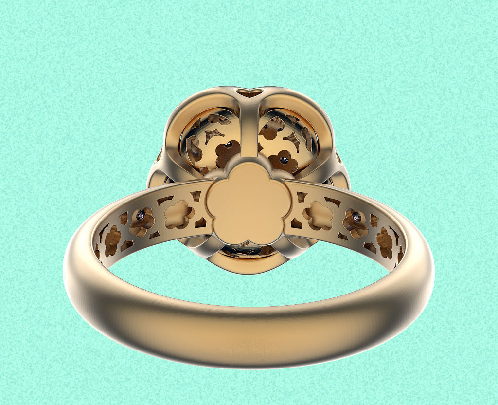 Ring BonTon 3D print model_7