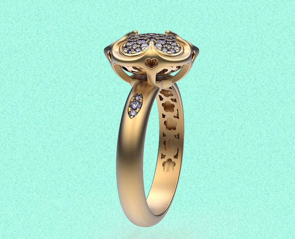 Ring BonTon 3D print model_4