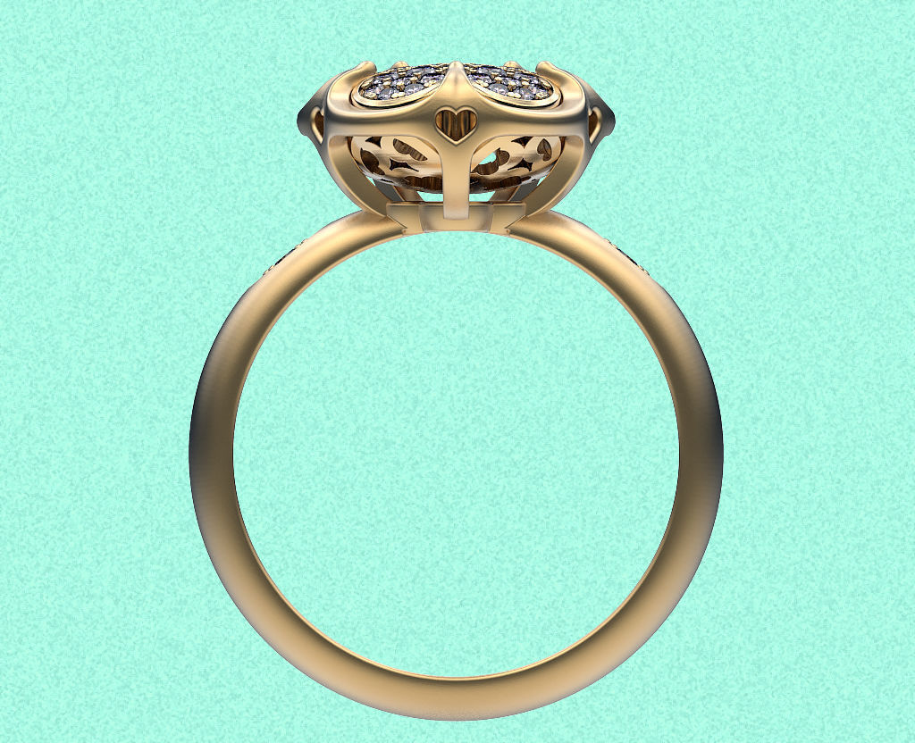 Ring BonTon 3D print model_5