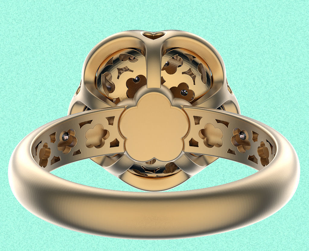 Ring BonTon 3D print model_8