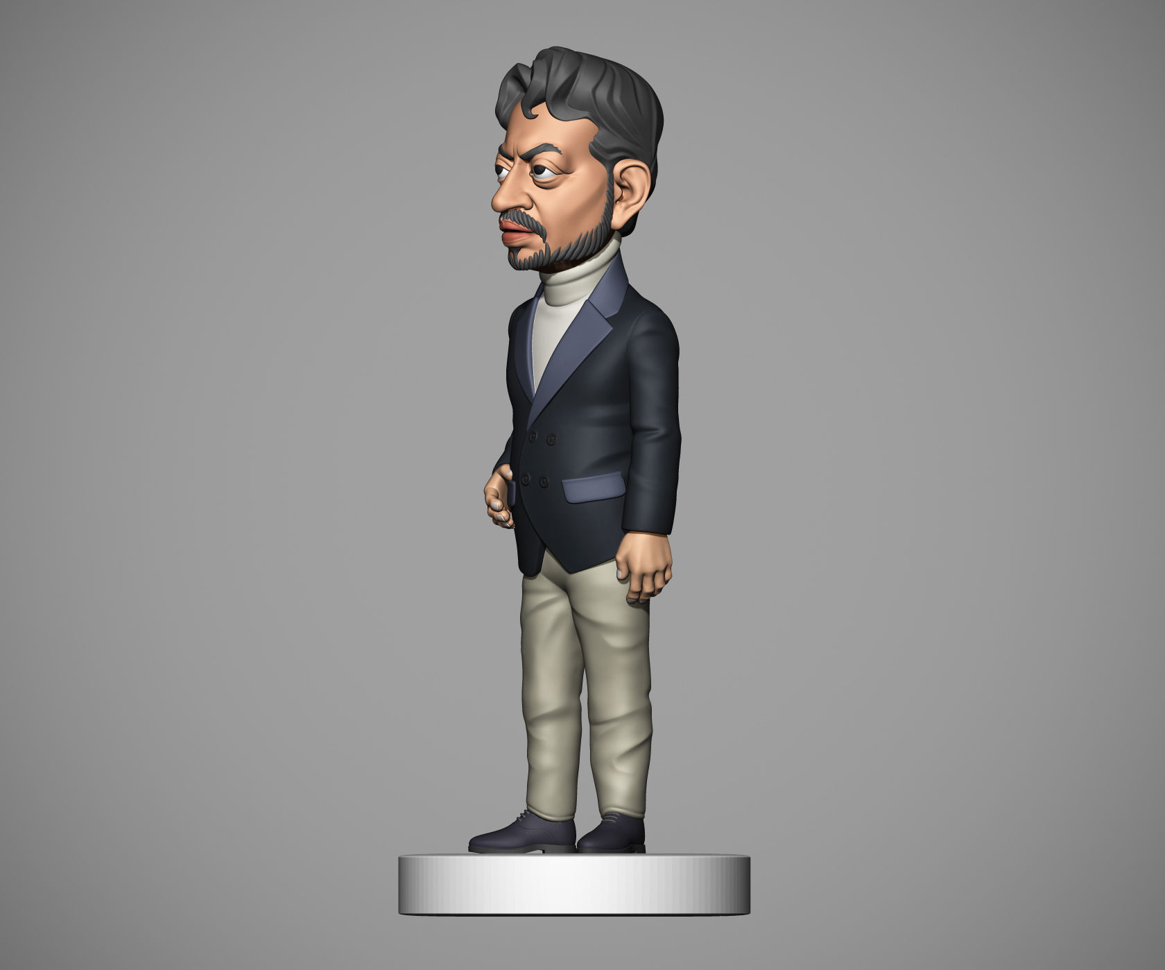 Irrfan Khan 3D print model_27