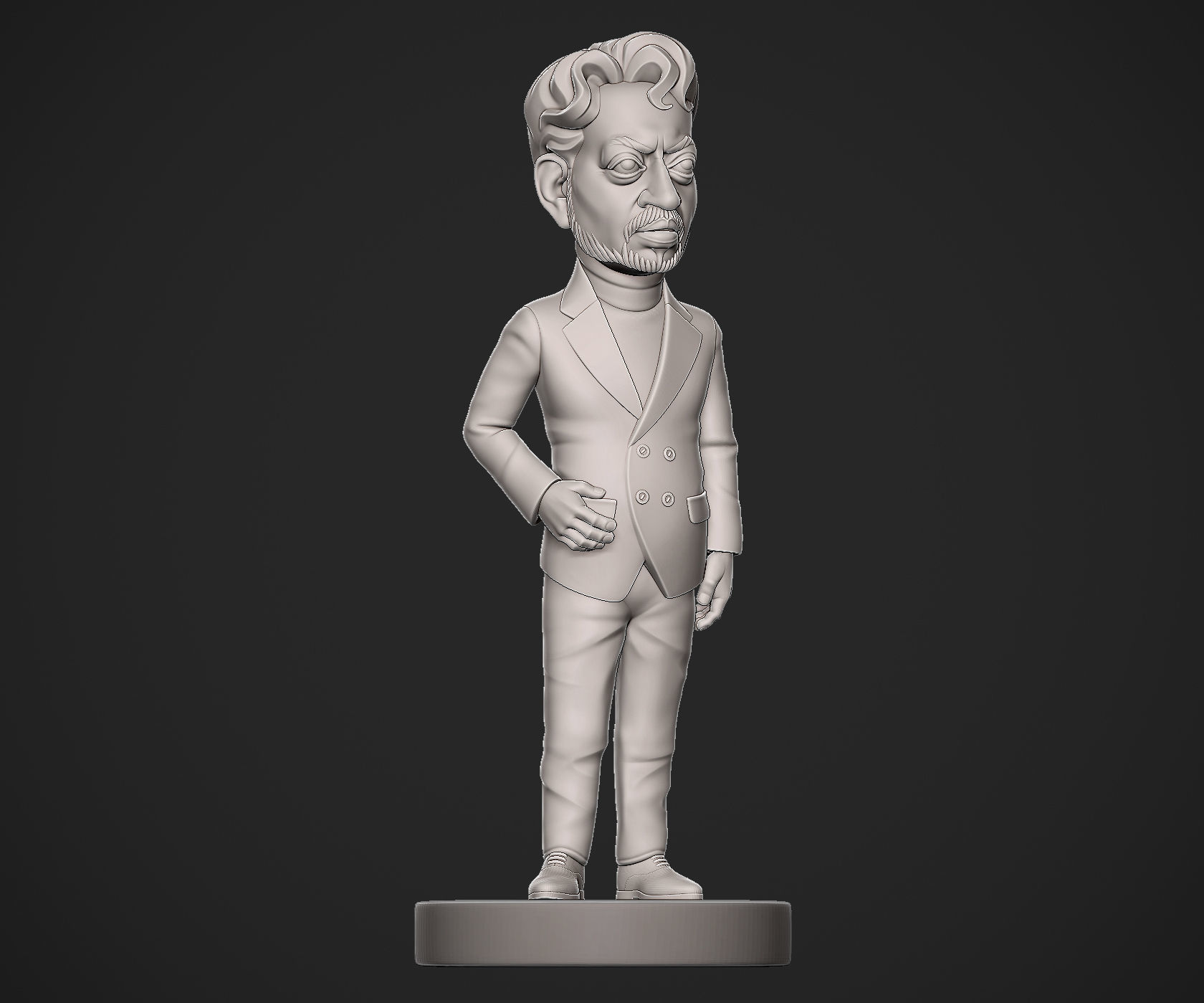 Irrfan Khan 3D print model_30
