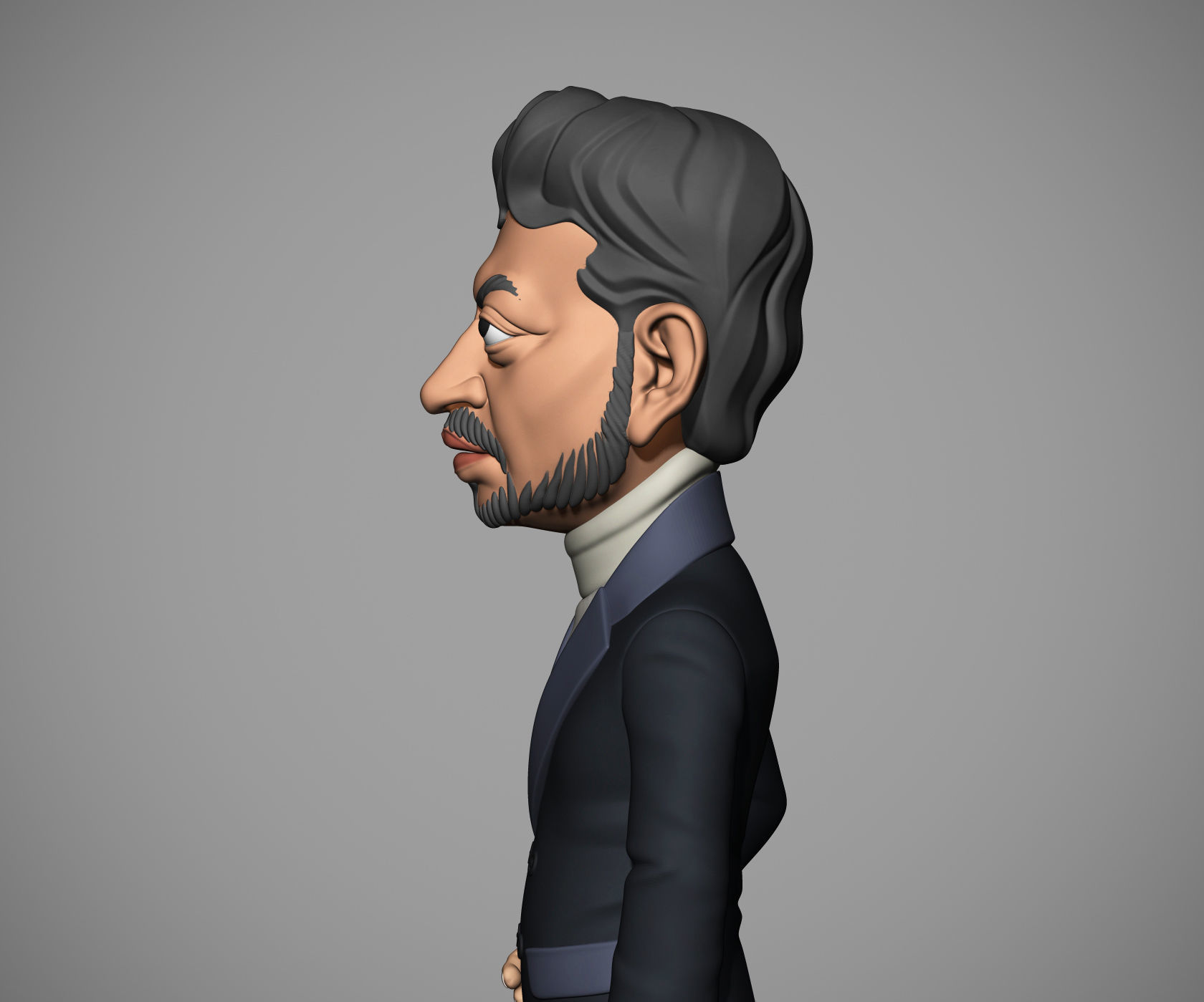 Irrfan Khan 3D print model_7