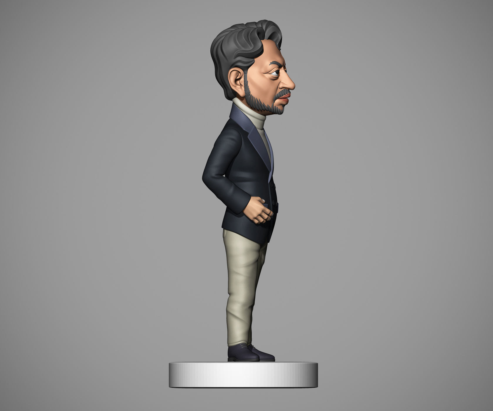 Irrfan Khan 3D print model_17