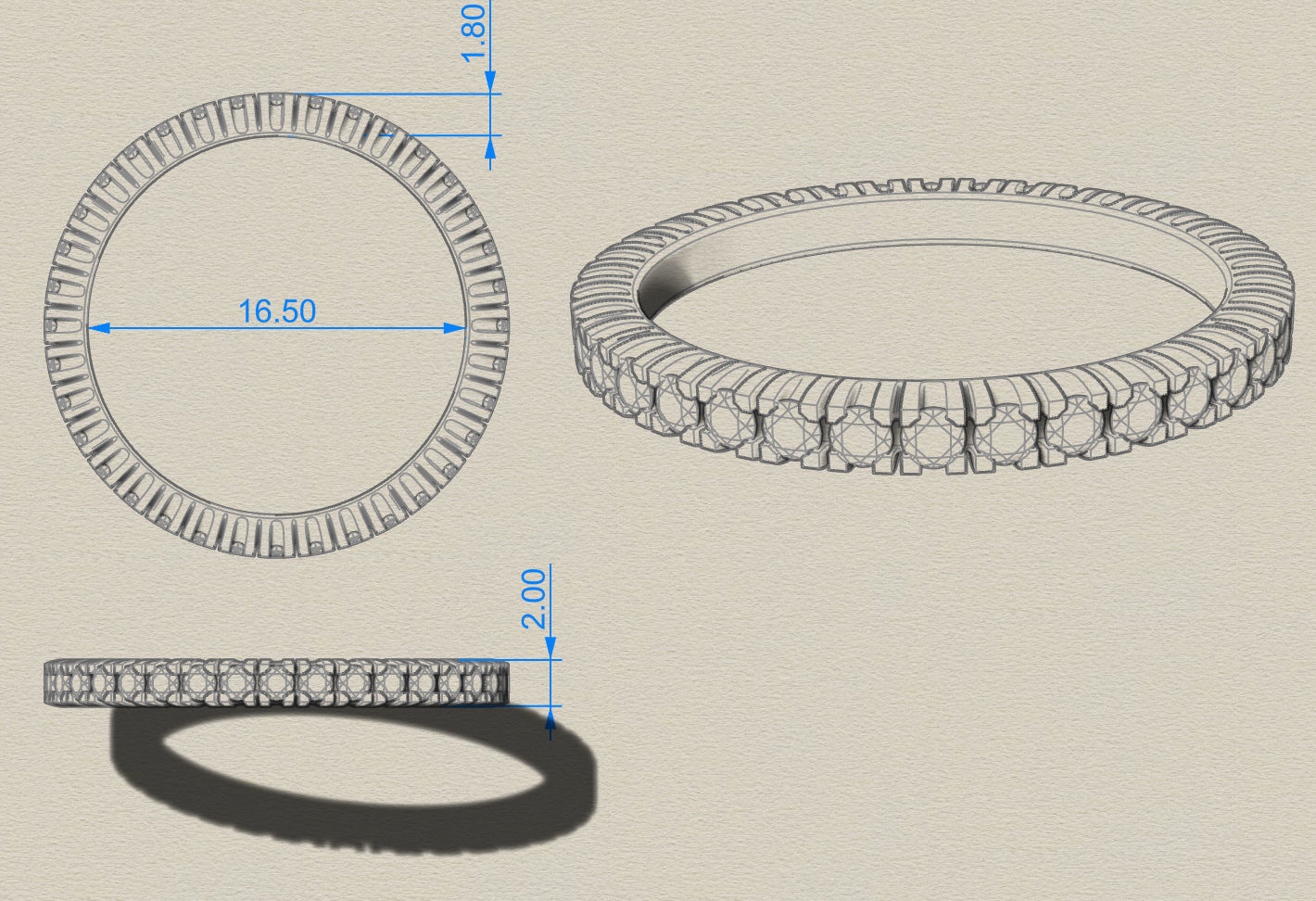Ring Shine 3D print model_5