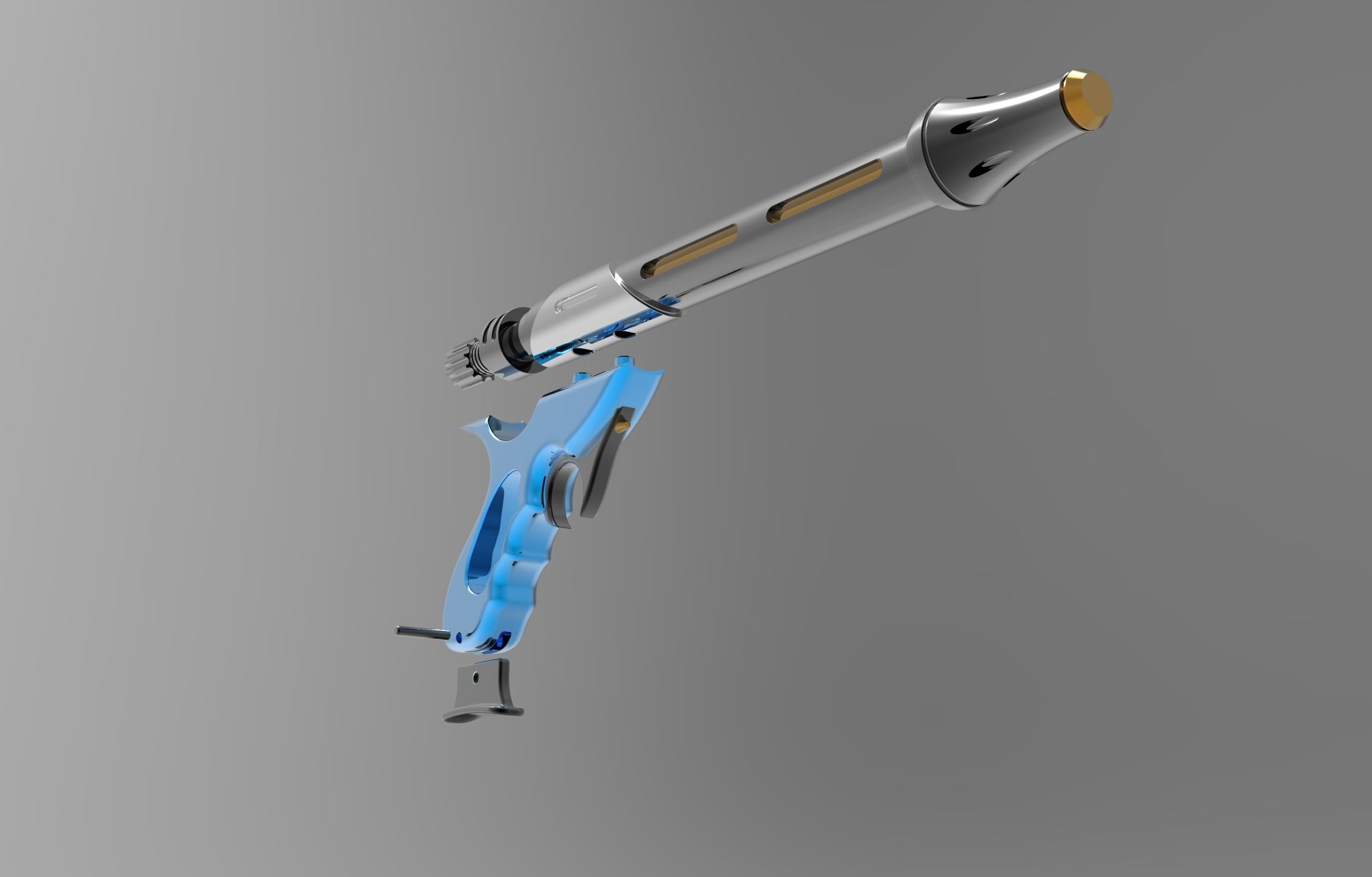 WESTAR-34 tool with handle 3D model_1