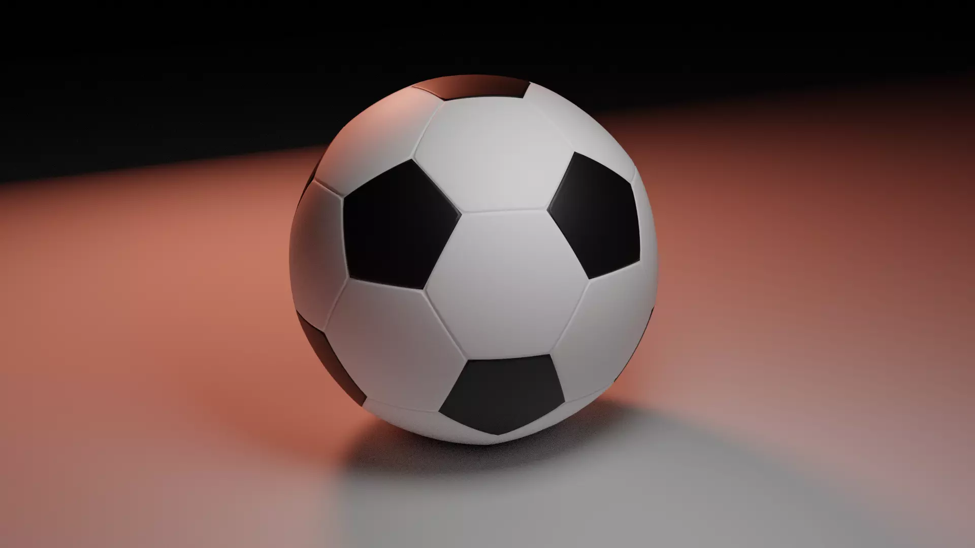 Football Model soccer ball Free low-poly 3D model