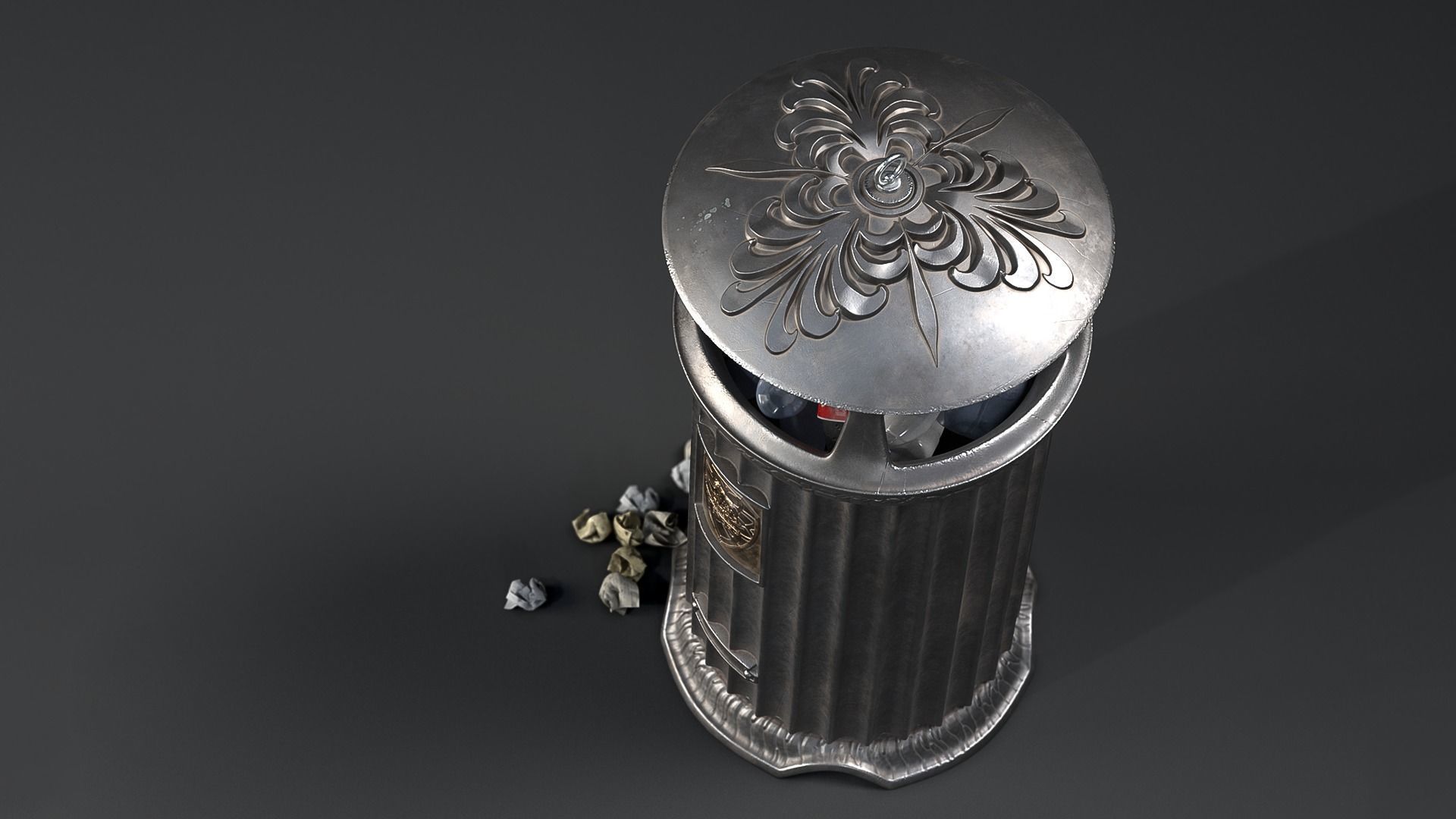 London Vintage Street Set 3D model_15