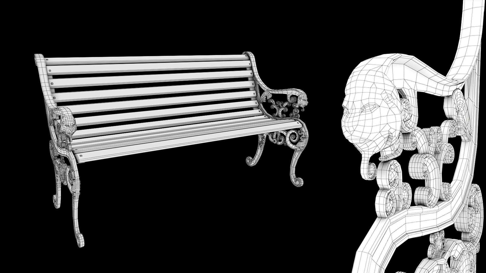 London Vintage Street Set 3D model_10