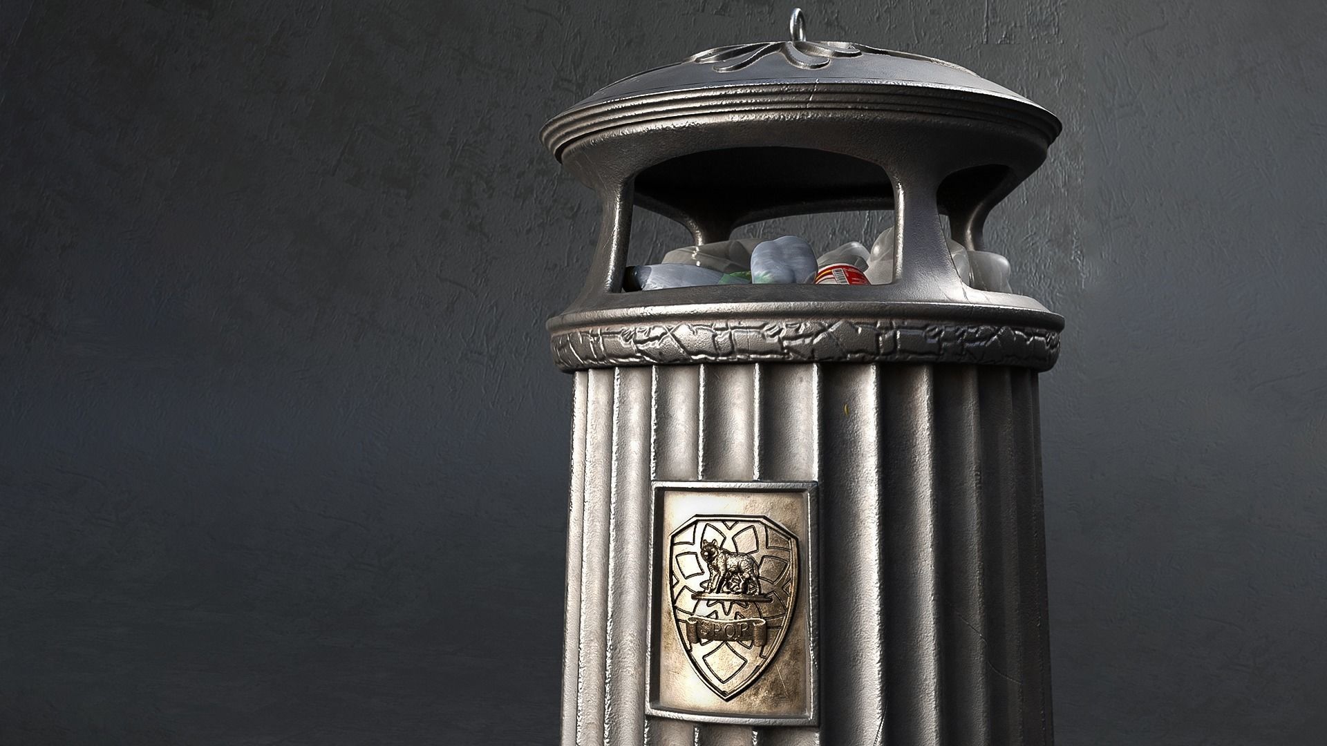 London Vintage Street Set 3D model_14