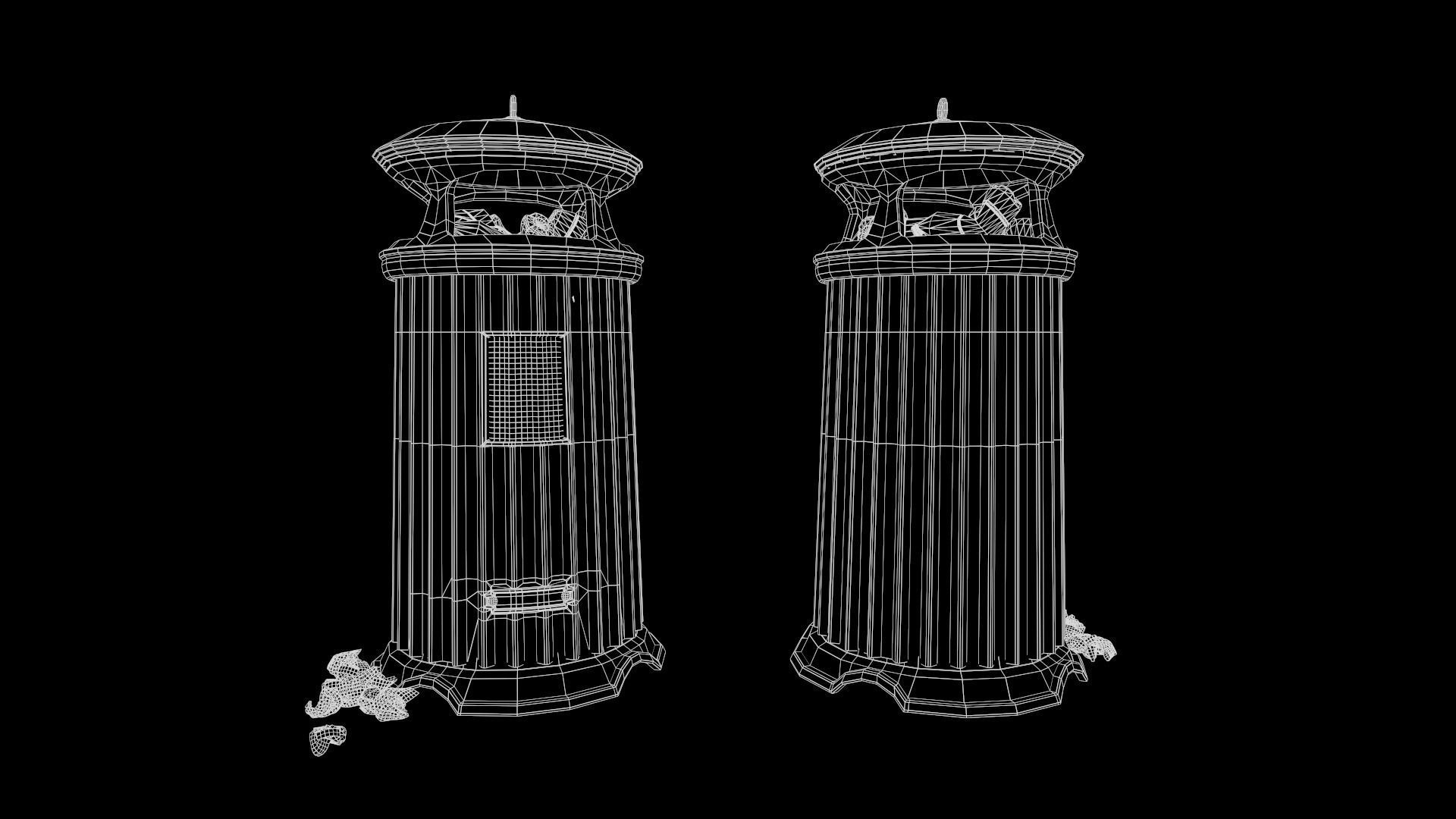 London Vintage Street Set 3D model_16