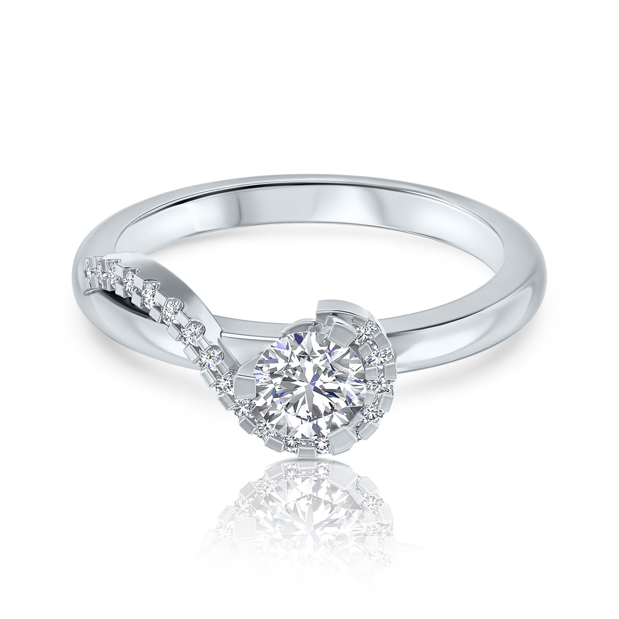 ENGAGEMENT RING 3D print model_2