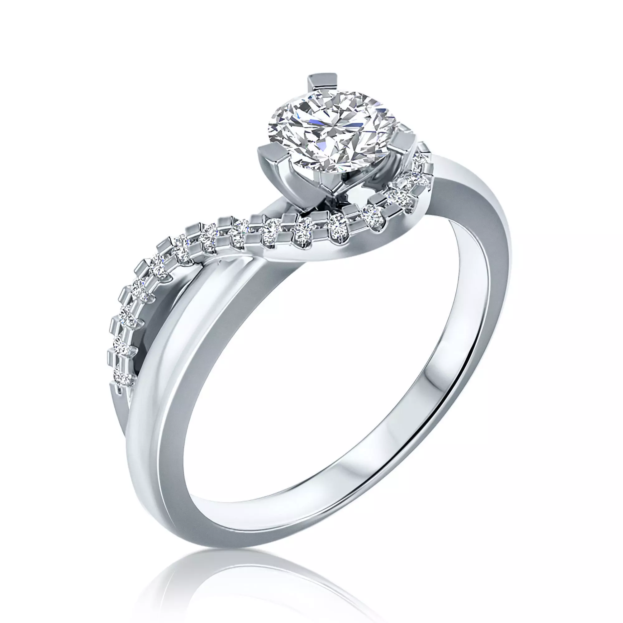 ENGAGEMENT RING 3D print model_0