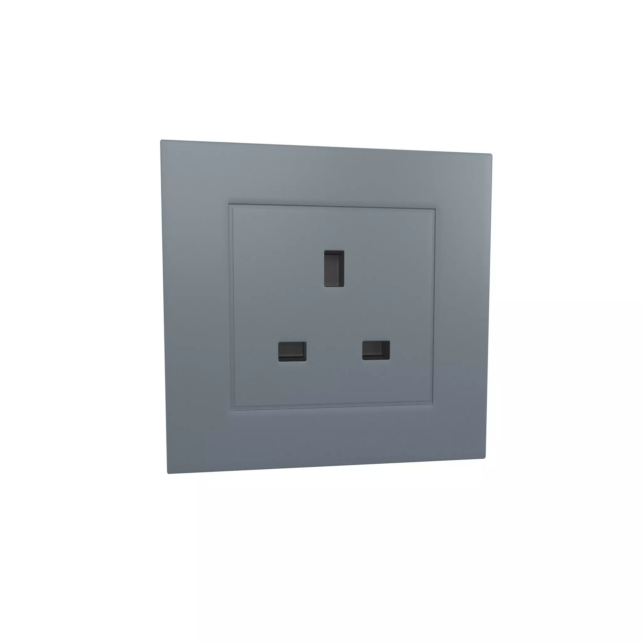 Switch Socket UK v1 002 Low-poly 3D model_0