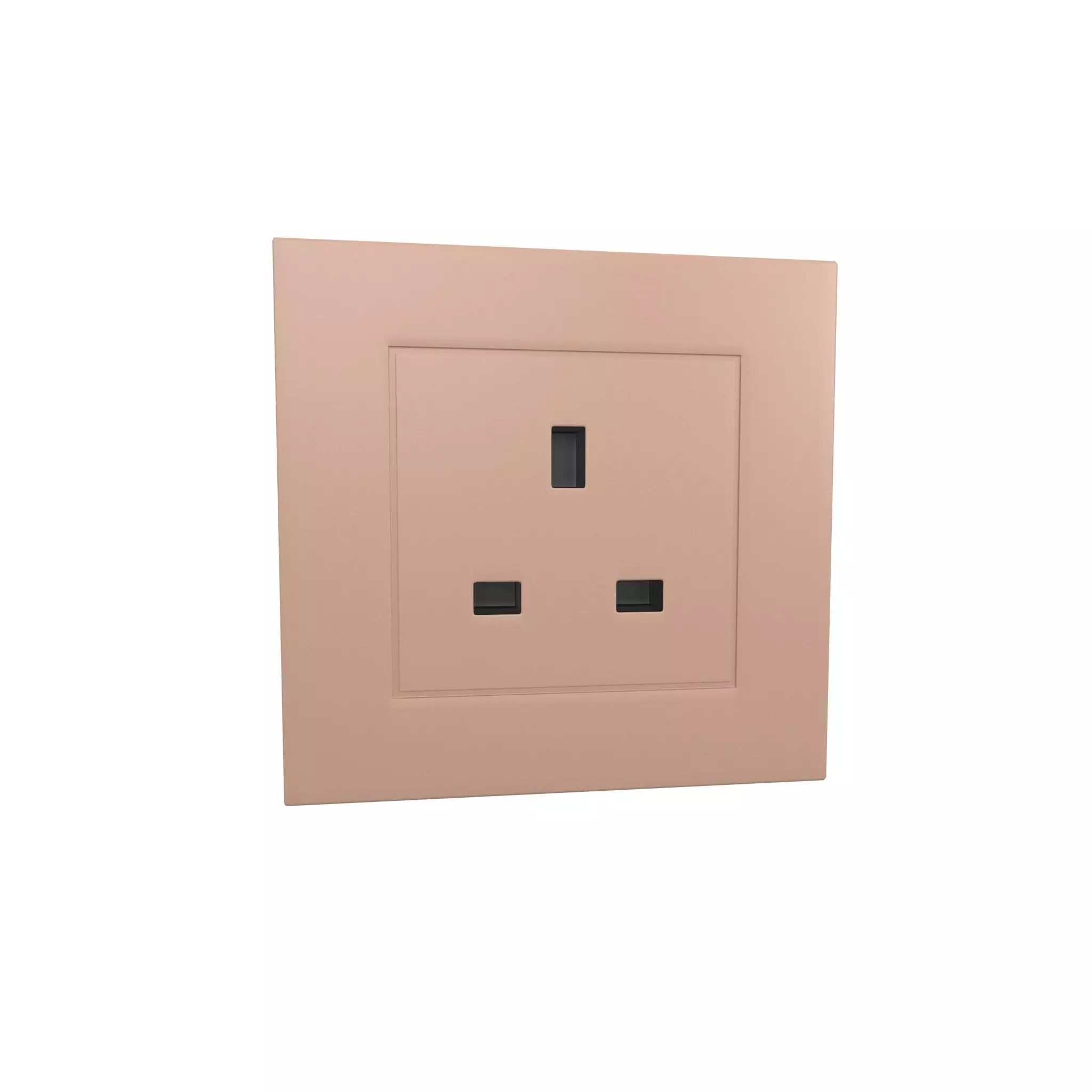 Switch Socket UK v1 003 Low-poly 3D model_0