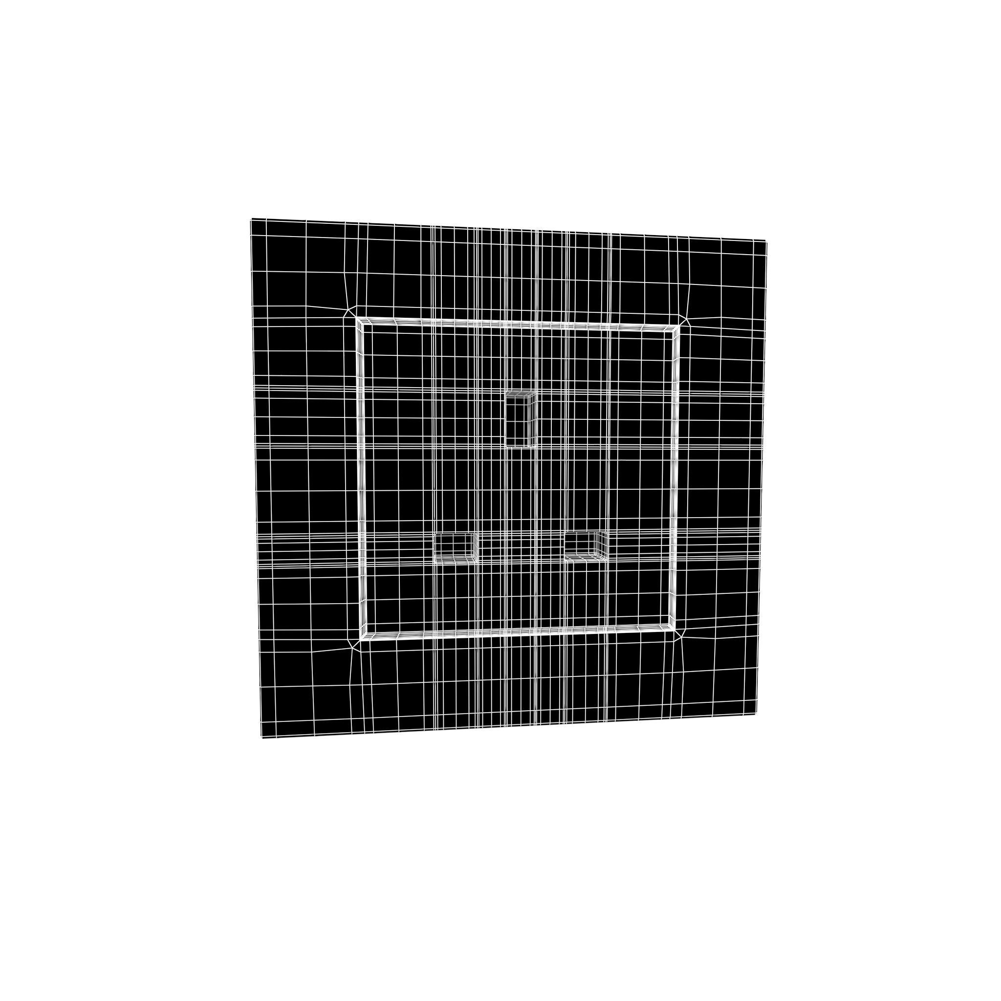 Switch Socket UK v1 004 Low-poly 3D model_4