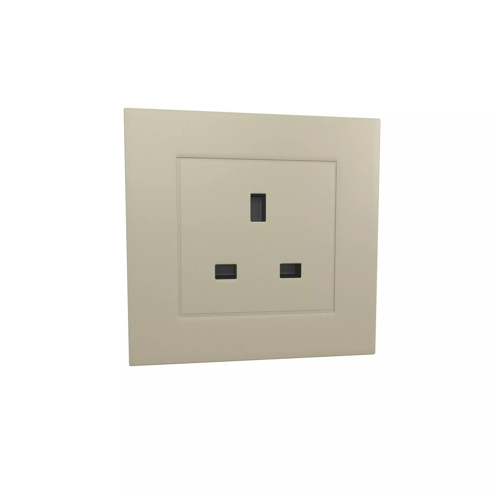 Switch Socket UK v1 004 Low-poly 3D model_0