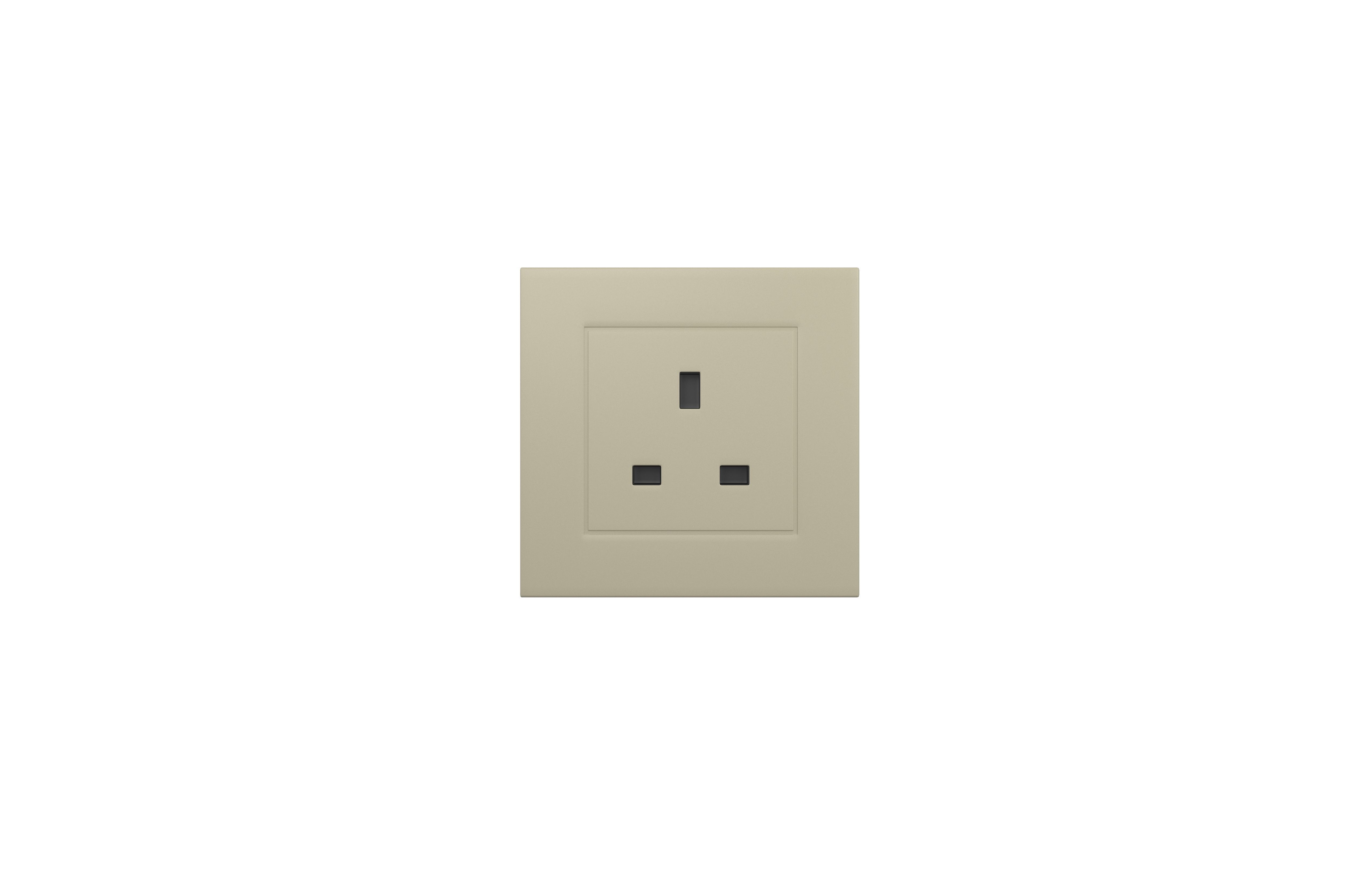 Switch Socket UK v1 004 Low-poly 3D model_1