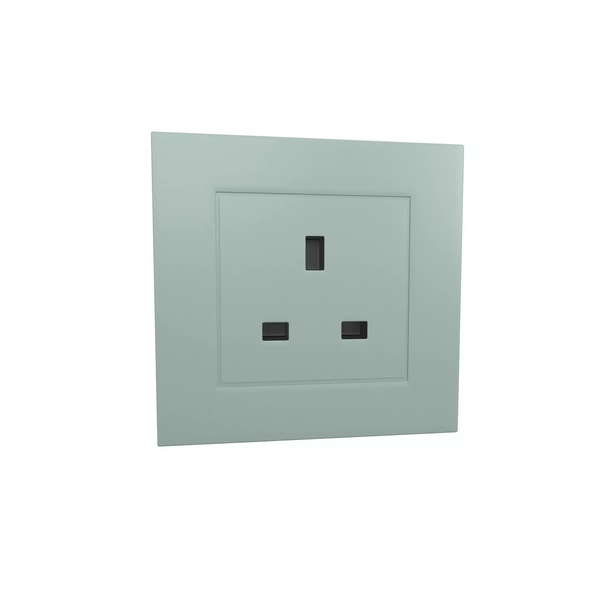 Switch Socket UK v1 005 Low-poly 3D model_0