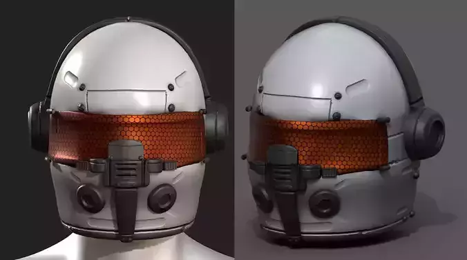 Helmet scifi fantasy futuristic pilot 