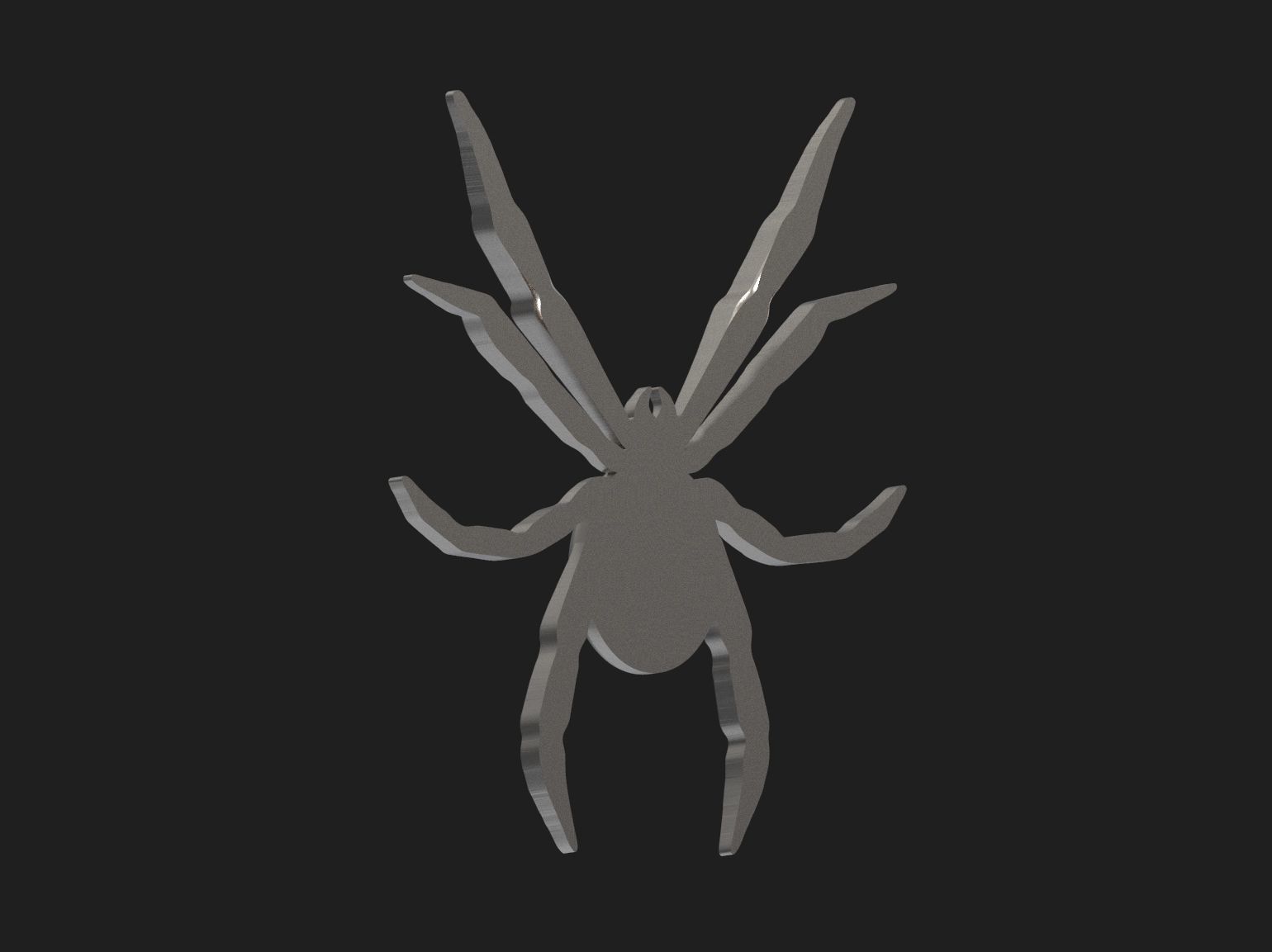 Spider relief 3D print model 3D print model_30
