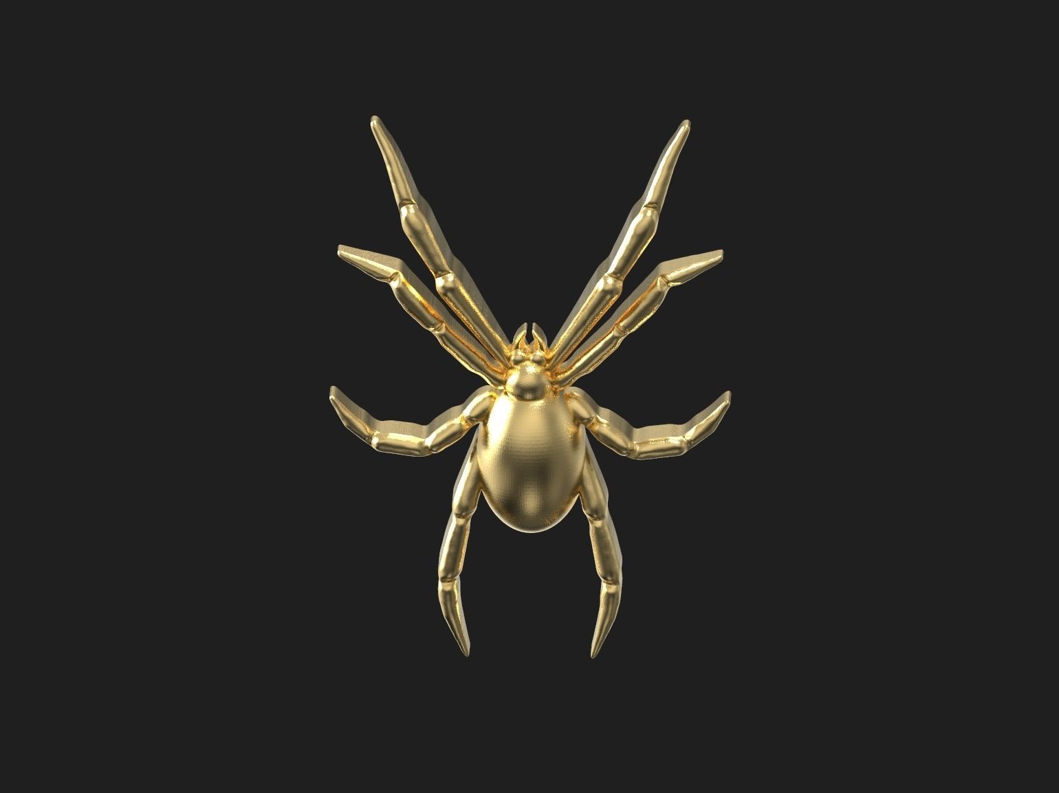 Spider relief 3D print model 3D print model_38